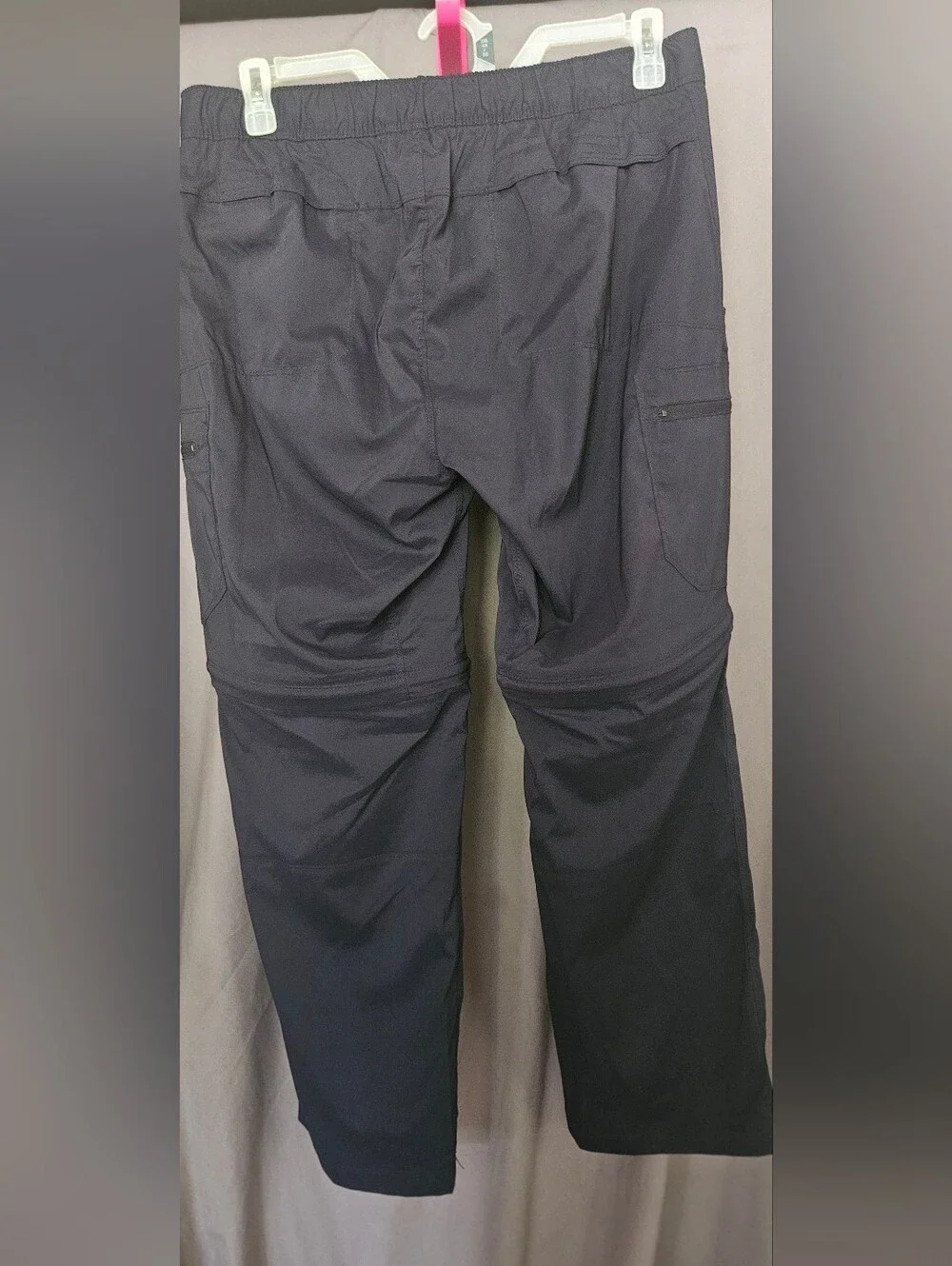 Outdoor Life Men's Navy Convertible Cargo Pants with Belt